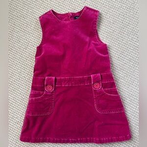 Size 2T gap thicker velvet pink dress